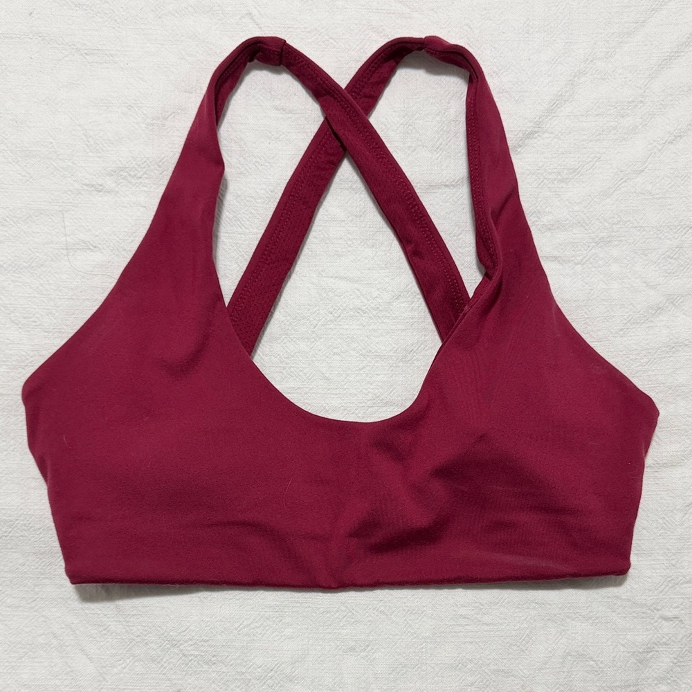 Crop Shop Boutique Mauve Sports Bra - Picture 2 of 7